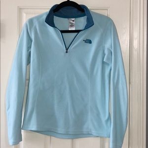 Blue fleece jacket